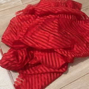 Strawberry Woven Red Lucky Brand Scarf/Headwrap